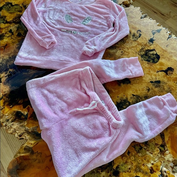 SOFT LOUNGER SET Med “Sequin Bunny” 2-piece - Picture 3 of 6